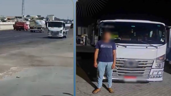 قبض على سائق ونش سيارات في البحيرة بعد محاولته اختصار الطريق بالمشي عكس الاتجاه