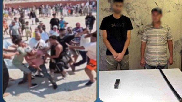 إلقاء القبض على عاملين قاما بضرب شاب باستخدام صاعق كهربائي على شاطئ بمطروح