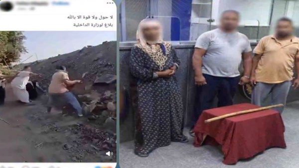 إلقاء القبض على شخص استخدم شقيقه ووالدته للاعتداء بالضرب على طليقته في القليوبية