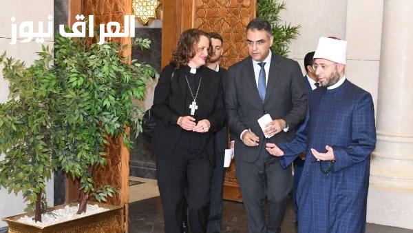 وزير الأوقاف يستقبل وفد منظمة كنائس لأجل السلام في الشرق الأوسط
