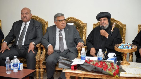 محافظ الدقهلية ومدير الأمن يشاركان في احتفال ذكرى مولد الشهيد مارجرجس بميت دمسيس