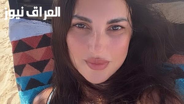 درة تتألق بإطلالة طبيعية في أحدث ظهور لها على البحر