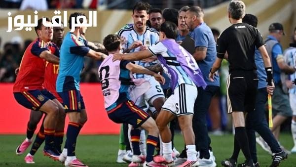 فيفا يقرر تعديل عقوبات لاعبي الأرجنتين بعد نهائي كأس العالم