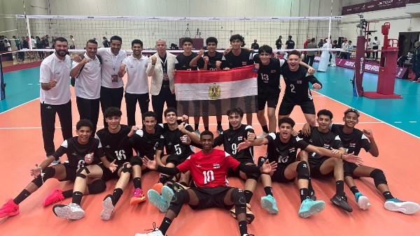 منتخب مصر للناشئين يختتم الدور الأول بمواجهة إسبانيا في بطولة العالم للكرة الطائرة