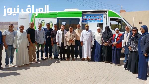 صحة شمال سيناء تعتمد قافلة طبية لفحص ثمانين مواطنا في قرية بوسط سيناء