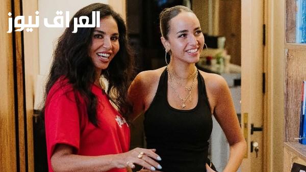 نسرين أمين تمضي لحظات عائلية مع ابنتها