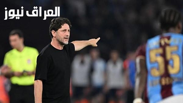 مدرب طرابزون سبور يقدم استقالته عقب عدم التأهل إلى الدوري الأوروبي