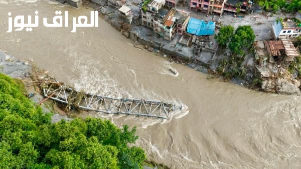 إنذار صيني عاجل بحيرة خلف سد منهار في نيبال تهدد مناطق واسعة بالفيضانات