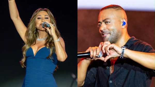 إليسا وتامر عاشور يشعلان مسرح U Arena بحضور جماهيري كبير