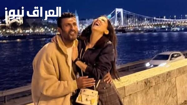 مي عمر تحتفل بعيد ميلاد محمد سامي بأسلوب رومانسي