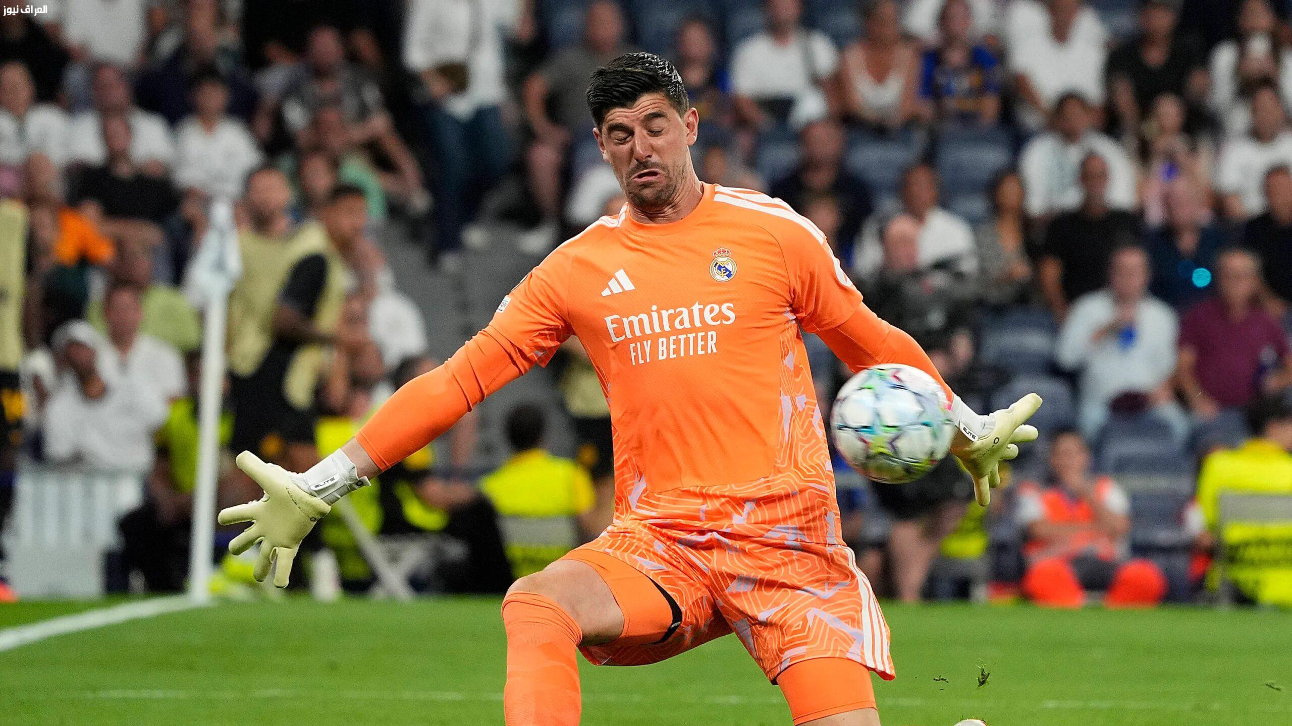 ريال مدريد يسعى لضمان مستقبل كورتوا بعد أدائه المتميز