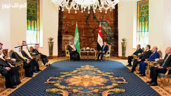 ولي العهد السعودي يؤكد عمق العلاقات الأخوية بين المملكة ومصر