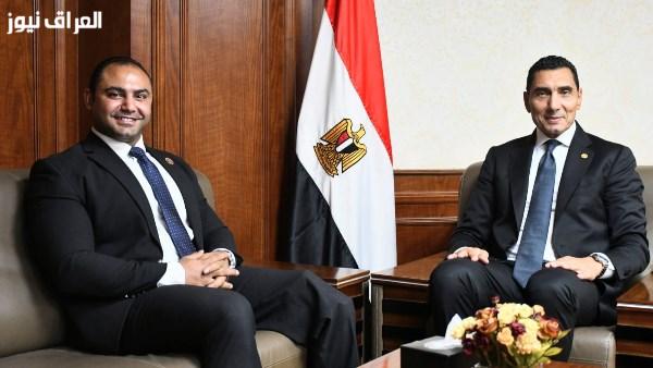 وزير الشباب والرياضة يجتمع مع بطل الووشو كونغ فو أحمد عبداللطيف