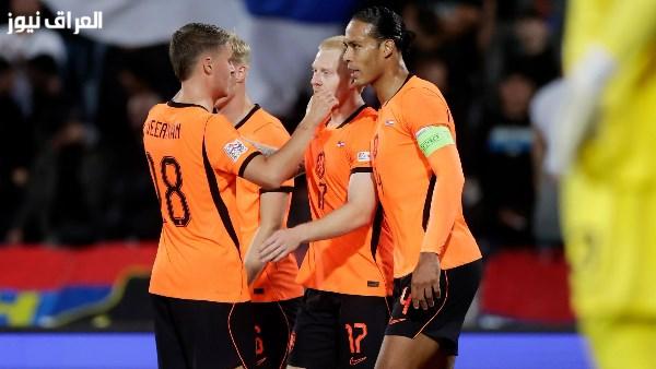 هولندا تحسم مواجهة صربيا بفوزها 2-1 والدنمارك تتغلب على ويلز بهدفين دون رد في دوري الأمم الأوروبية