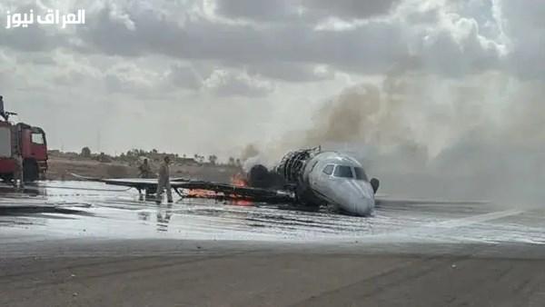 اعتقال طاقم طائرة تركية في ليبيا بتهمة القيادة تحت تأثير الكحول بعد تحطمها