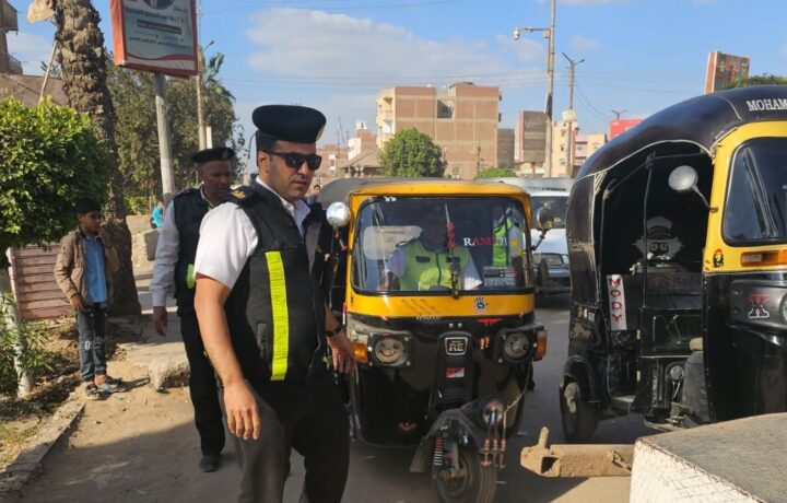 ضبط الشارع بالغربية من خلال تحرير 154 مخالفة مرورية متنوعة