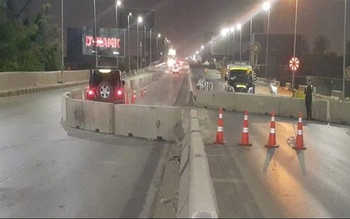 إغلاق كلي لمدة أسبوع للنفق أسفل الدائري الإقليمي أمام المدينة الأولمبية