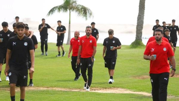 منتخب مصر مواليد 2007 يستعد لمواجهة تونس بجولة سير في الإسماعيلية