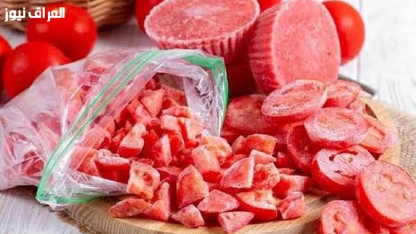 تخزين الطماطم لأشهر بعد تراجع أسعارها بأسهل طريقة