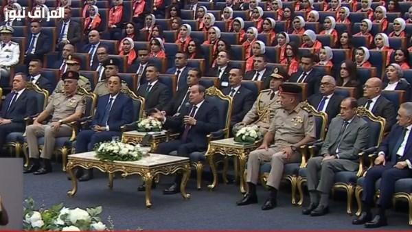 الرئيس السيسي: لا مكان للاعتماد على الوظيفة أو الرتبة أو الدين للاستعلاء على الآخرين