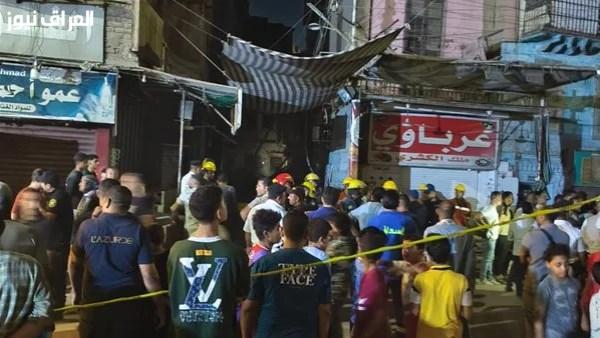 انهيار مبنى في المنيا وانتشال جثمان سيدة من تحت الحطام