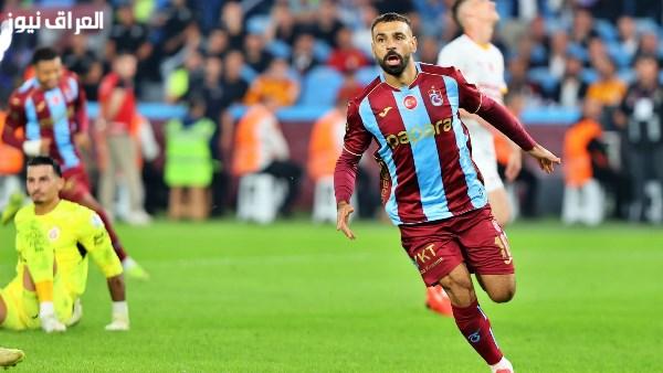 محمد صلاح يحرز الهدف الثالث لطرابزون في شباك جالاتاسراي بالدوري التركي