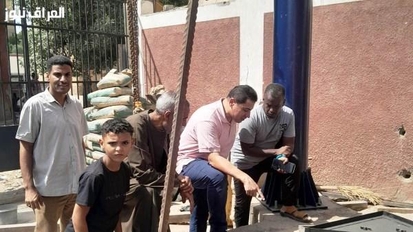 تفقد رئيس الوحدة المحلية بكوم أمبو منطقة جبل الزلط للاطلاع على مستوى الخدمات والمرافق