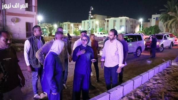 محافظ الوادي الجديد تتفقد انطلاق مبادرة حدائق الأنشطة المفتوحة بمدينة الخارجة