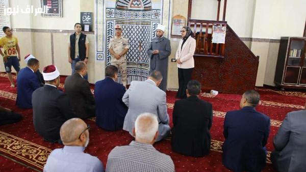 وزير الأوقاف ومحافظ الوادي الجديد يطلقان مسجد السبط الكبير خلال زيارتهما للمنطقة