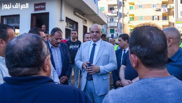 محافظ الإسكندرية يقوم بزيارة جراج صيانة وتشغيل أتوبيسات هيئة النقل العام