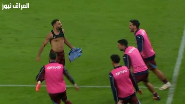 محمد صلاح يتلقى إنذارًا أول في تركيا بعد خلع القميص احتفالًا بالهاتريك