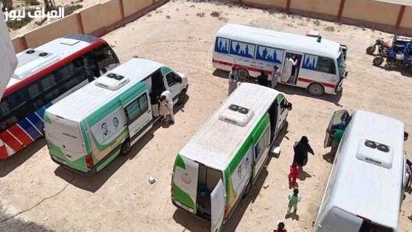 صحة مطروح تطلق قافلتين طبيتين مجانيتين تشملان تخصصات متنوعة في النجيلة ومرسي مطروح