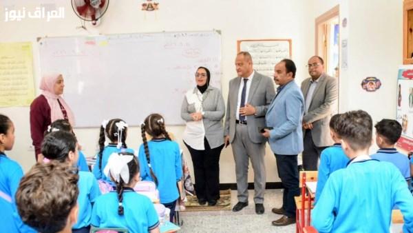 مدير تعليم بورسعيد يراقب انتظام الطلاب في اليوم الثاني من الدراسة ويؤكد على أهمية التقييمات