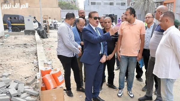 محافظ بورسعيد يراقب انطلاق مشاريع تطوير “المرحلة الثانية بالمنطقة الرابعة” في حي المناخ