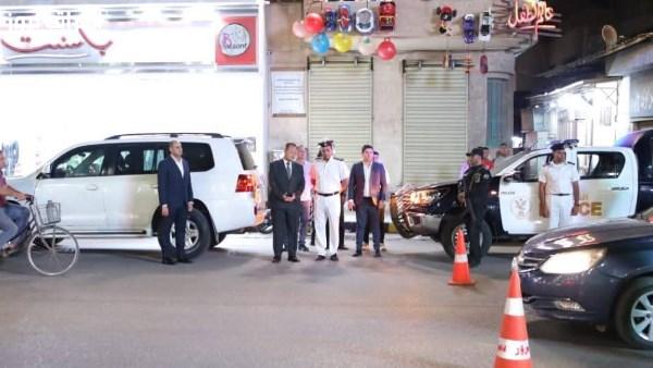 حملة مرورية ليلية بميدان الساعة تحت قيادة مدير أمن دمياط