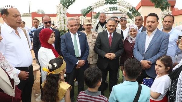 محافظ الشرقية ي inaugurates مدرسة شوقي السيد عيسى للتعليم الأساسي بمناسبة عيدها القومي