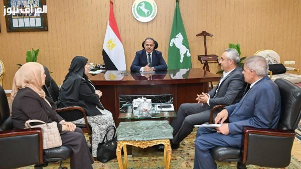 محافظ الشرقية يلتقي برئيس جهاز تعمير سيناء ومدن القناة لبحث مشاريع «أبو حاكم – منيا القمح» و«تل روزن – بلبيس»