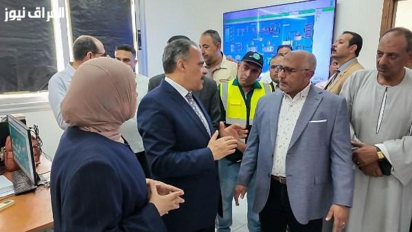 محافظ الشرقية يجري جولة في محطة مياه البكارشة بالحسينية سعة 51 ألف متر مكعب يوميًا