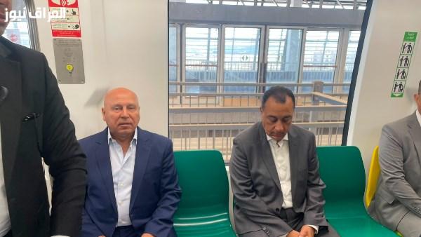 مدبولي يجرّب قطار مونوريل غرب النيل