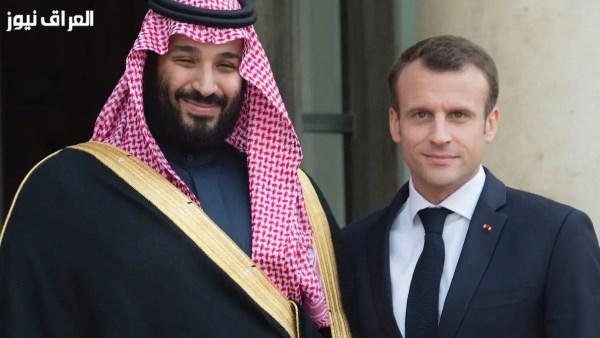 ولي العهد السعودي وماكرون يناقشان سبل تعزيز الأمن الإقليمي وضمان حرية الملاحة