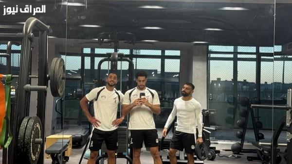 شوبير يشارك صورة جديدة مذهلة من الجيم مع محمد صلاح ومرموش