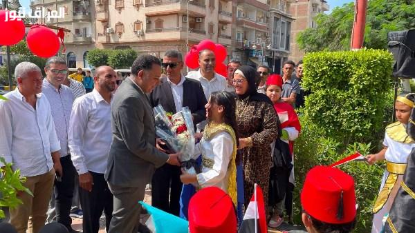 نائب محافظ البحيرة يشارك في احتفالات أبو المطامير ويزور مشاريع قيد التنفيذ