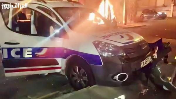 إصابة 9 من عناصر الشرطة خلال أحداث شغب في وسط غرب فرنسا