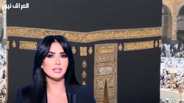 مذيعة «إكسترا نيوز» تتوجه بالدعاء أمام الكعبة: «اللهم احفظنا من زلات البث المباشر»