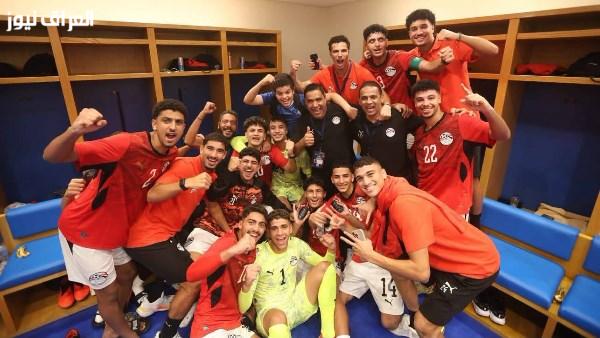 فرحة عارمة.. احتفالات منتخب مصر للشباب بعد انتصارهم على ليبيا