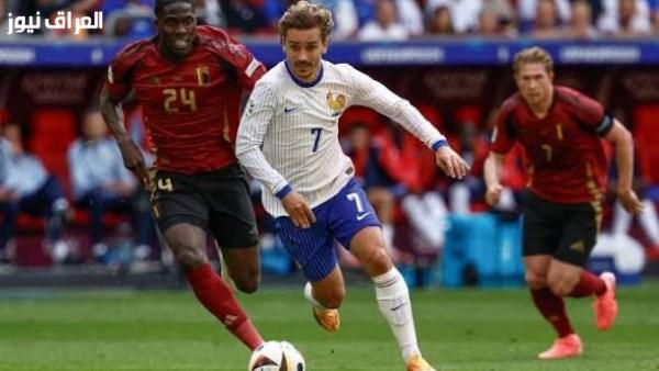 توقيت مباراة فرنسا وبلجيكا اليوم في دوري الأمم الأوروبية والقنوات الناقلة لها