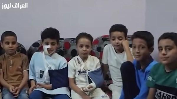 أصدقاء طفل مريض يقدمون عصيرًا وفاكهة.. وفاء مدهش في المنيا