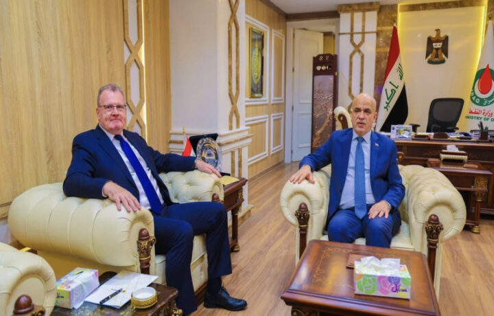 اجتماع بين النفط وشركة سننغول الأنغولية لبحث تطوير حقل القيارة