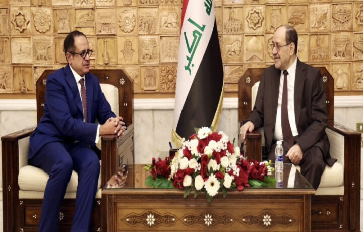 المالكي وسفير مصر الجديد يتناولان مستجدات الأوضاع في المنطقة