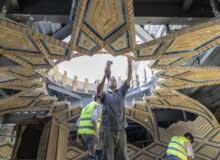 العتبة العباسية تحقق تقدمًا ملحوظًا في مشروع السوق العصري خلف صحن باب القبلة بنسبة 40%